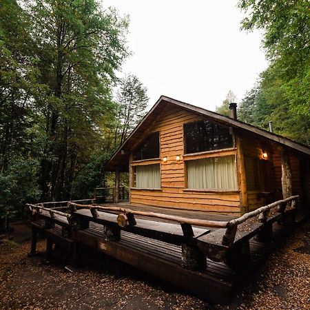 Huilo Huilo Cabanas Del Bosque Puerto Fuy Esterno foto