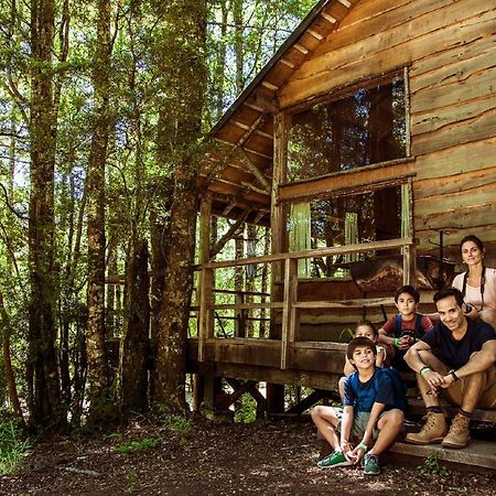 Huilo Huilo Cabanas Del Bosque Puerto Fuy Esterno foto