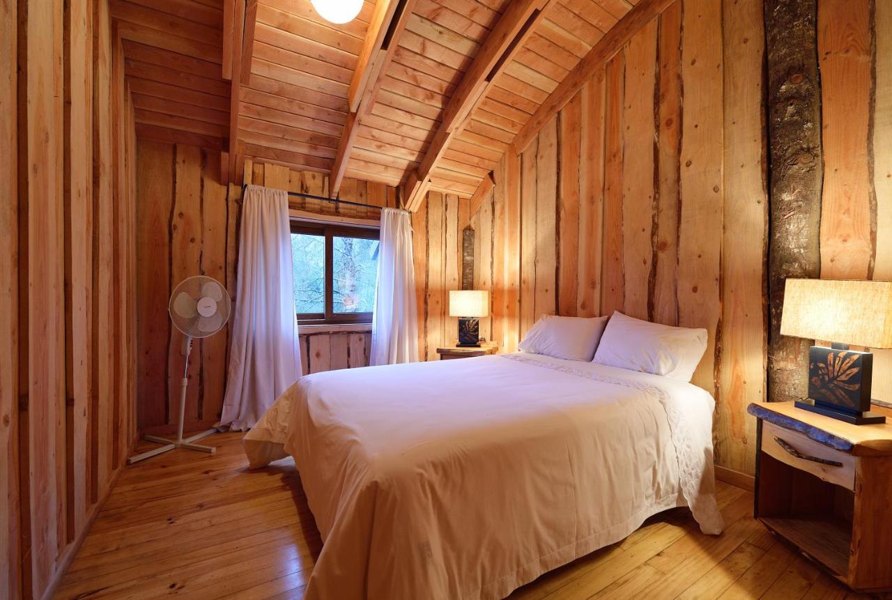 Huilo Huilo Cabanas Del Bosque Puerto Fuy Esterno foto