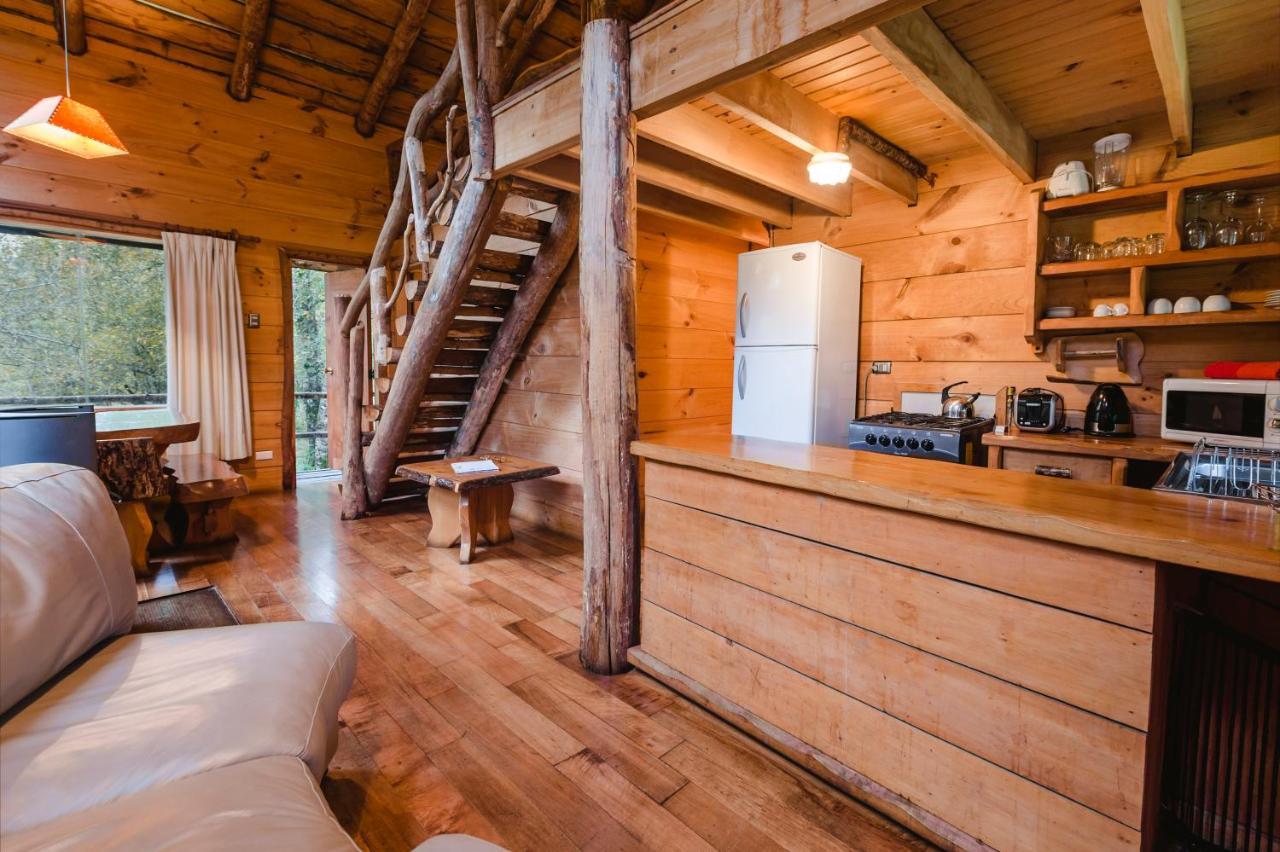 Huilo Huilo Cabanas Del Bosque Puerto Fuy Esterno foto