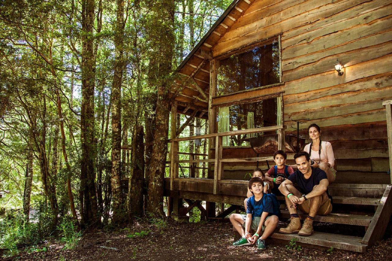 Huilo Huilo Cabanas Del Bosque Puerto Fuy Esterno foto
