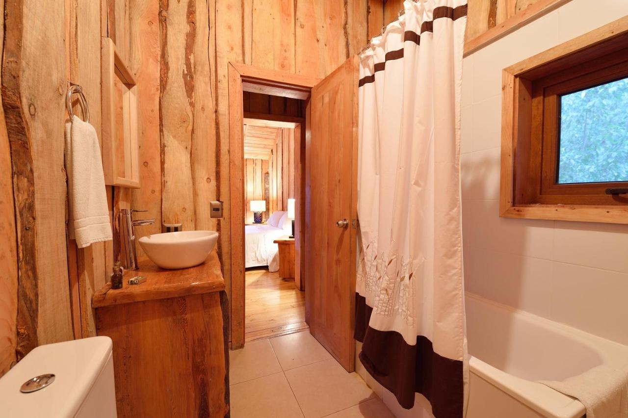 Huilo Huilo Cabanas Del Bosque Puerto Fuy Esterno foto