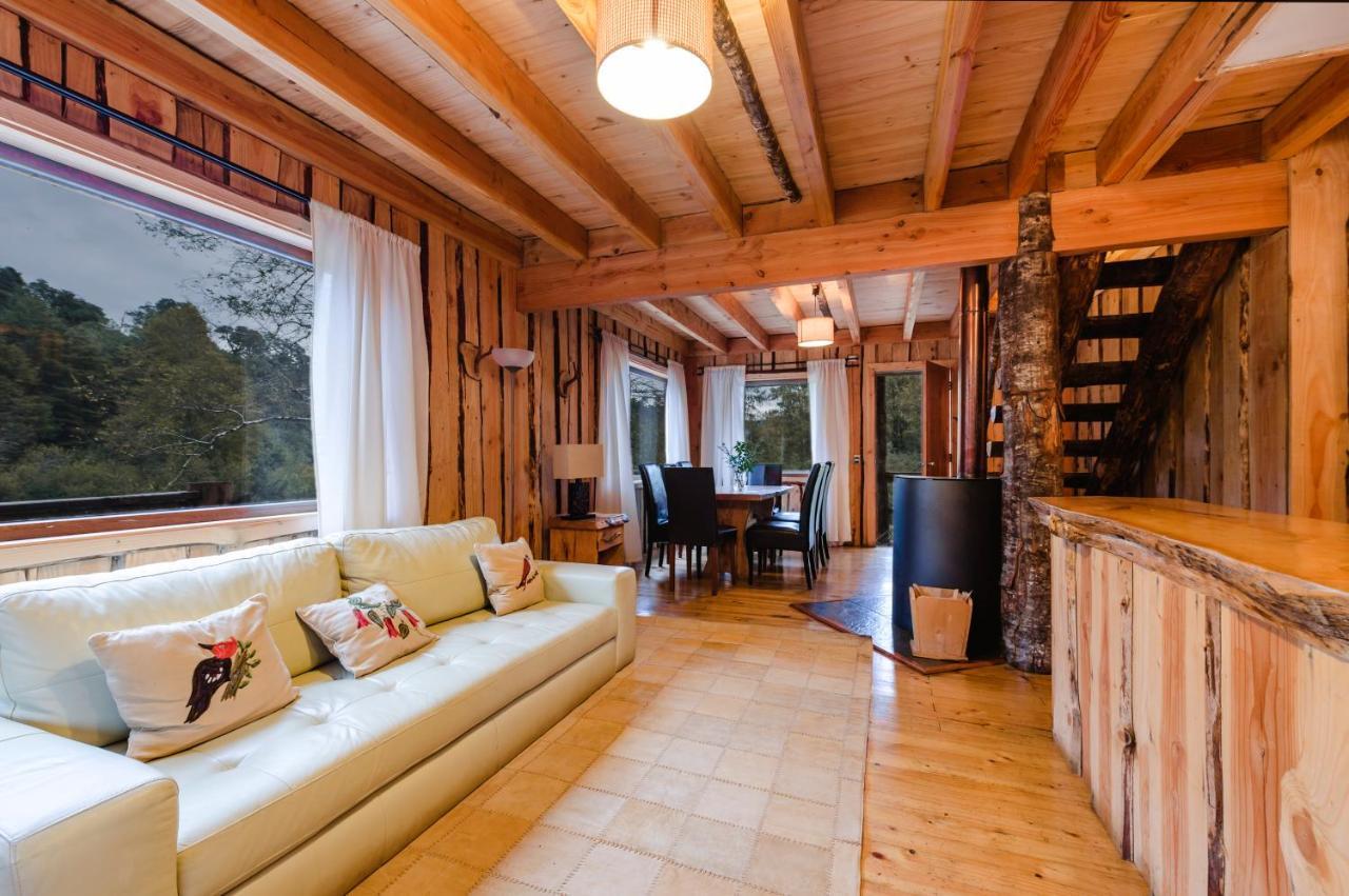 Huilo Huilo Cabanas Del Bosque Puerto Fuy Esterno foto